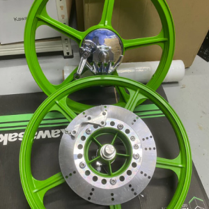 YTEQ AR125 SPORT RIM  FULLSET GREEN DISC 260MM